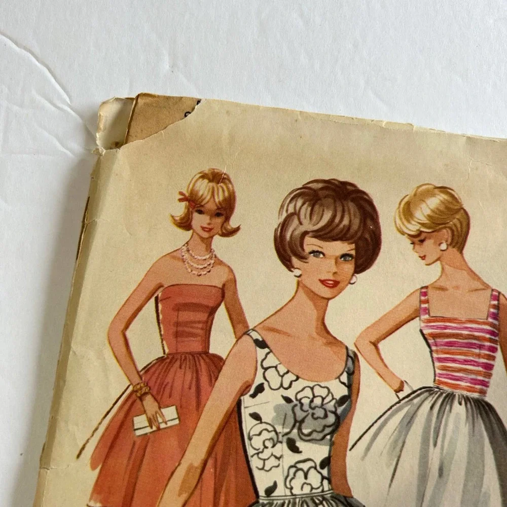 McCalls Vintage1960's Pattern #6354 Misses and‎ Juniors Dress HTF